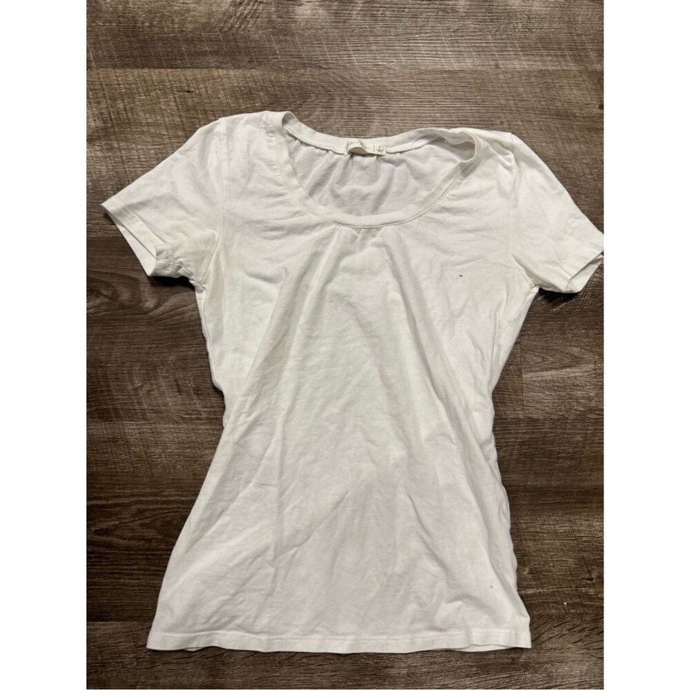 Active Basic White T-Shirt Size Large
